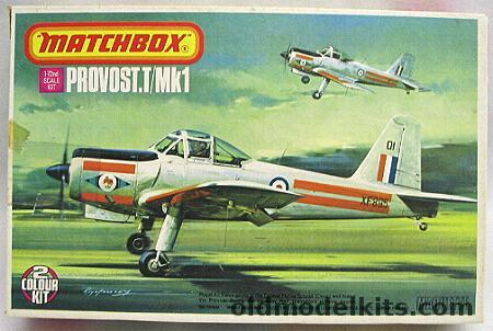 Matchbox 1/72 Provost Mk.I  - RAF Central Flying School Little Rissington or Oman Air Force, PK-30 plastic model kit